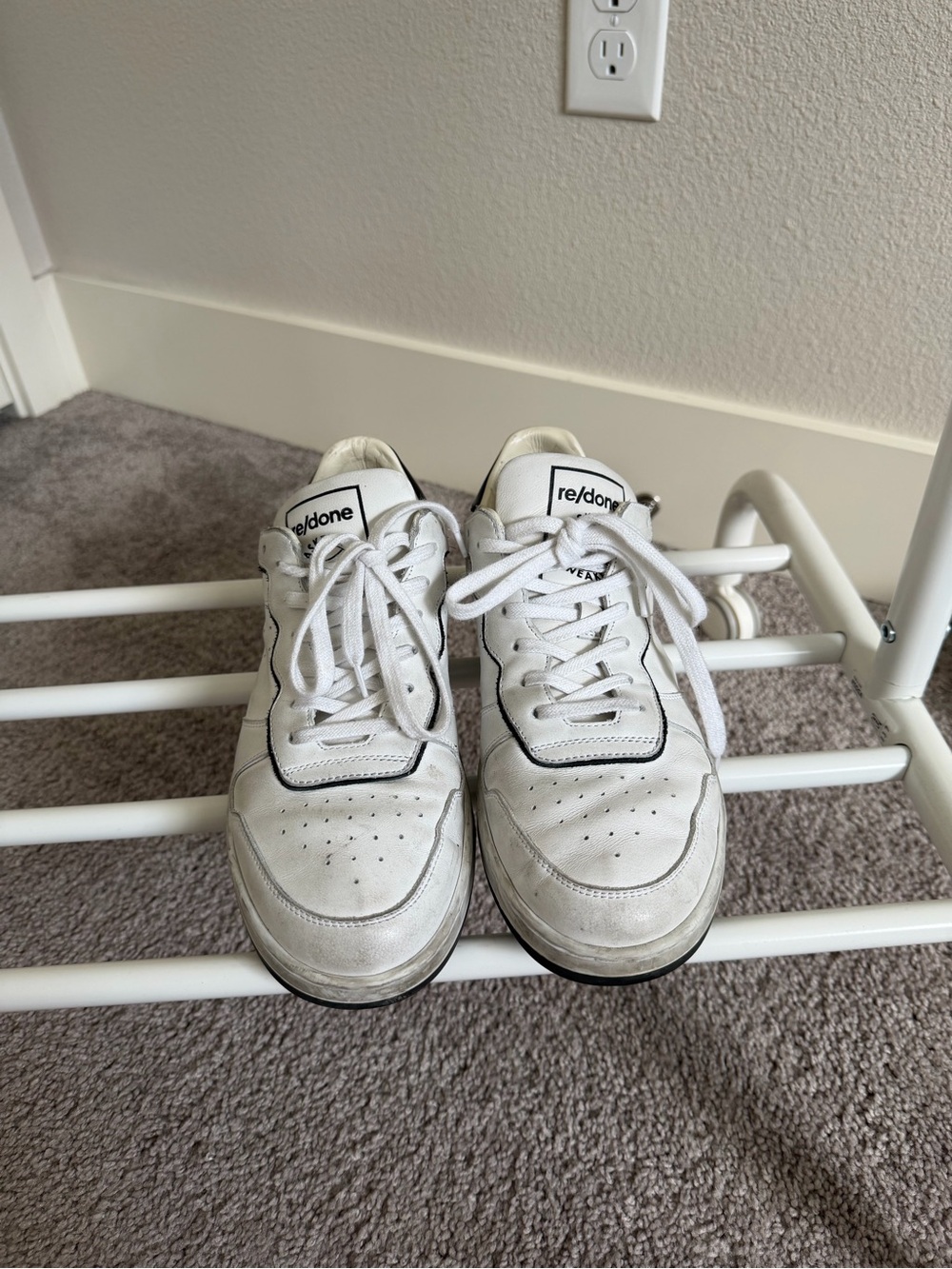 Re/Done Basketball Sneakers